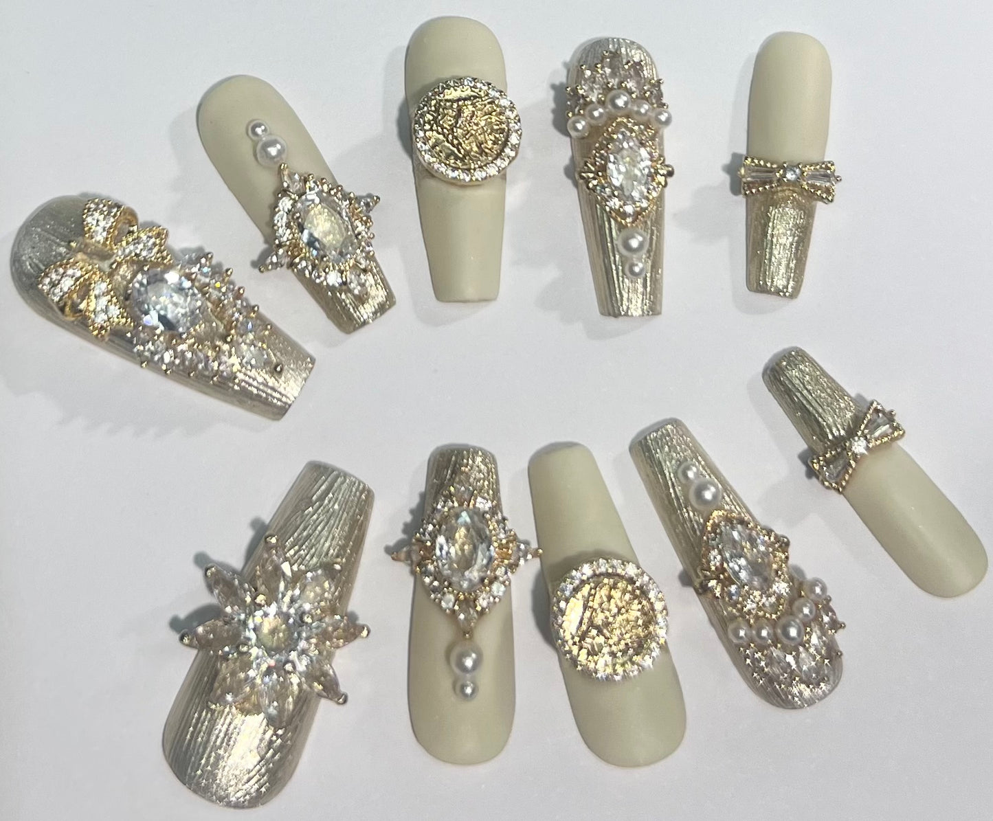handmade press on nail open in live(Free Shipping)