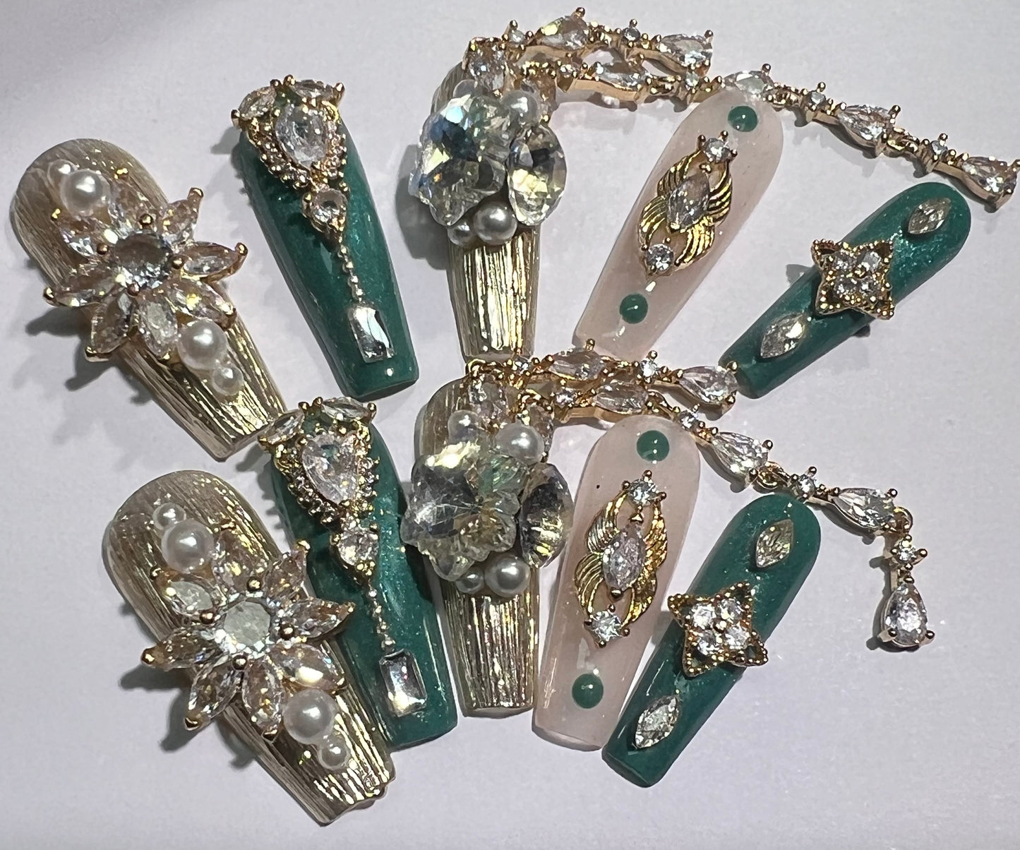 handmade press on nail open in live(Free Shipping)